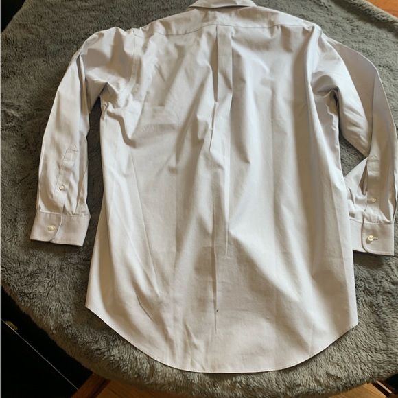 Lands End non-iron pinpoint oxford long-sleeve button-down shirt XXL Flaw - Picture 11 of 14